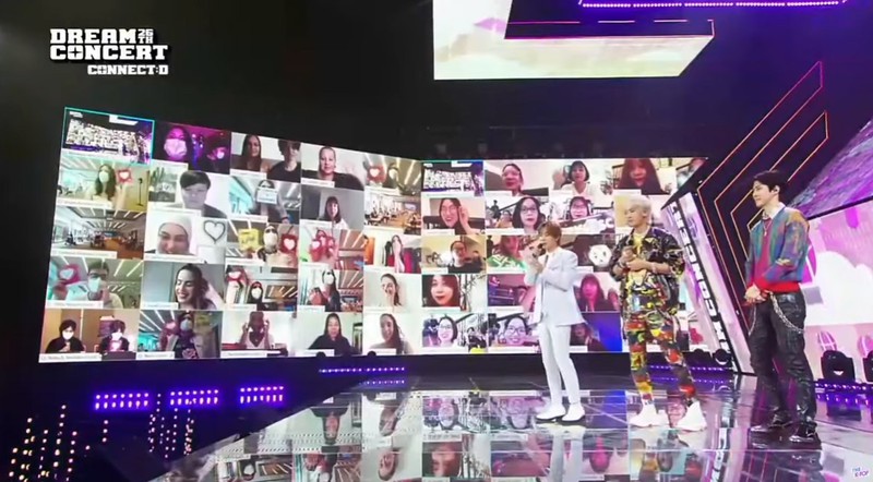 fan k-pop viet deo khau trang, ho het co vu dream concert truc tuyen hinh 1