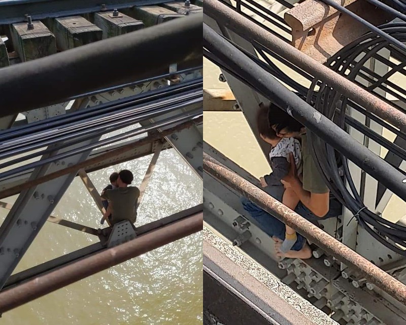 bo om con trai 1 tuoi ra cau long bien (ha noi) tu tu hinh 1