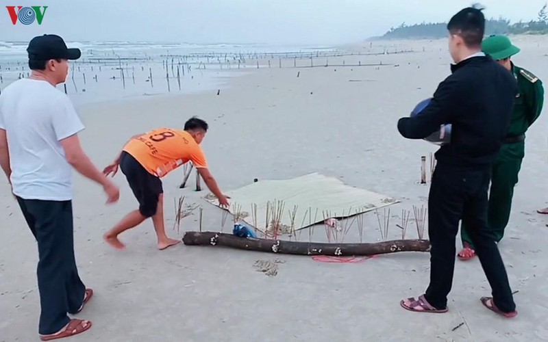 nong: di keo luoi, phat hien dau nguoi mac ket trong hang day o ca mau hinh 1