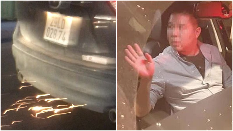 nguoi nuoc ngoai lai o to gay tai nan lien hoan roi bo chay o ha noi hinh 2