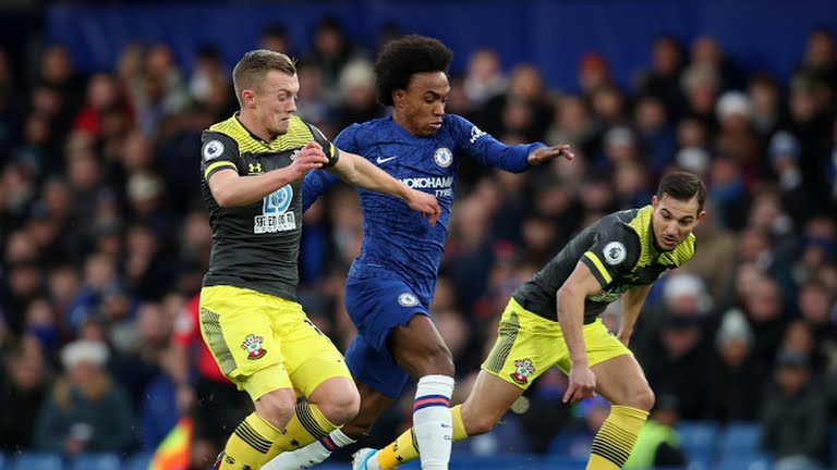 ket qua vong 19 premier league 2019/2020 chelsea 0-2 southampton hinh 9