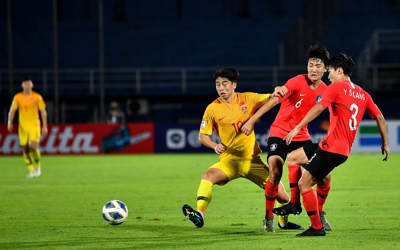 truc tiep u23 han quoc vs u23 trung quoc bang c vck u23 chau a 2020 hinh 2