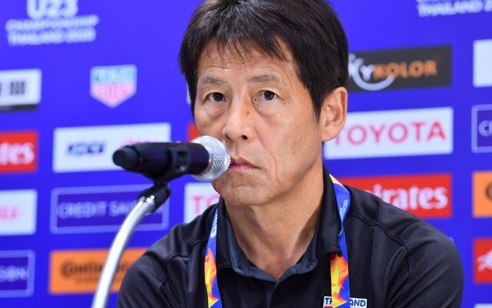 hlv akira nishino tu tin truoc tran u23 thai lan vs u23 saudi arabia hinh 1