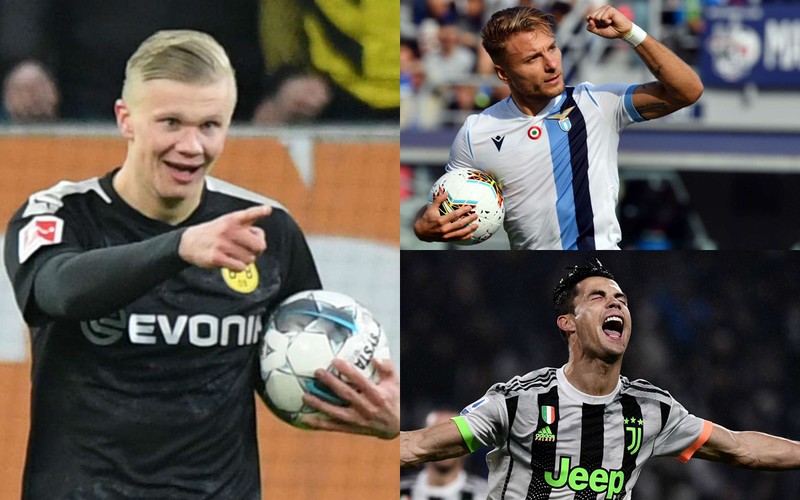 cuoc dua "chiec giay vang" chau au 2019/2020: haaland qua mat ronaldo hinh 1