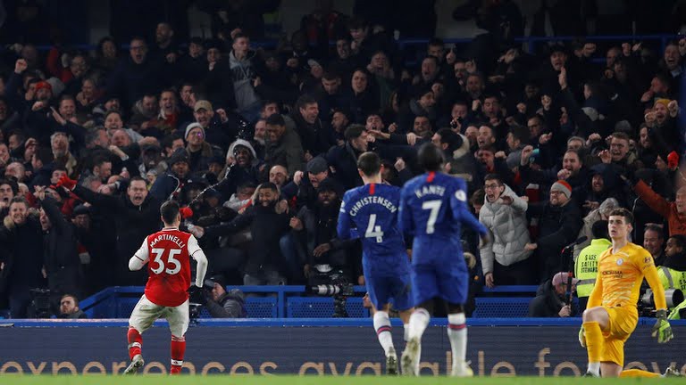 tuong thuat chelsea 2-2 arsenal vong 24 premier league: luiz the do hinh 2