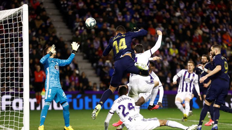 tuong thuat valladolid 0-1 real madrid vong 21 la liga 2019/2020 hinh 1