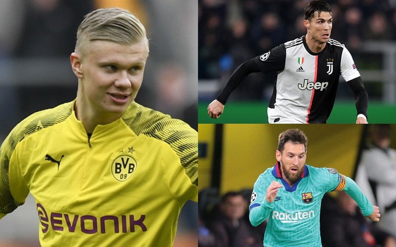 "vua pha luoi" champions league 19/20: messi, ronaldo hit khoi haaland hinh 1