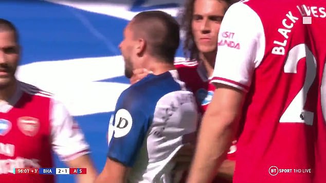 arsenal thua tran, matteo guendouzi bop co tien dao cua brighton hinh 1
