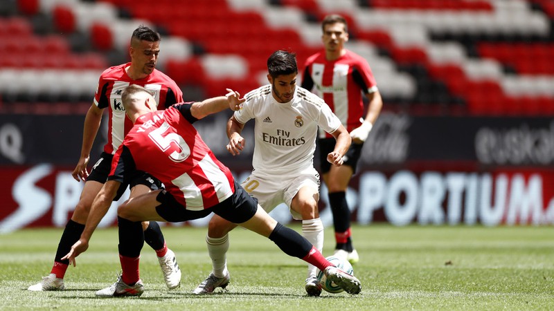 ket qua bong da bilbao 0-1 real madrid vong 34 la liga 2019/2020 hinh 1