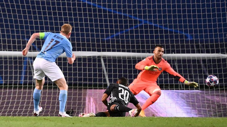ket qua champions league 2019/2020: lyon 3-1 man city doat ve vao ban ket hinh 23