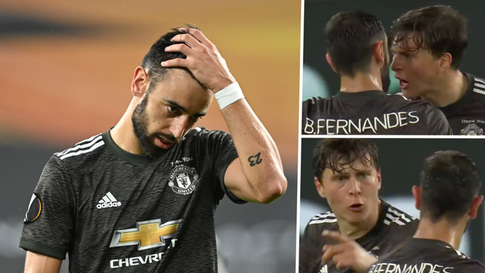 fernandes noi gi khi cai nhau nay lua voi lindelof? hinh 1