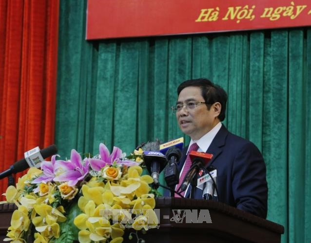 ong pham minh chinh tiep bo truong noi vu, thong tin truyen thong nhat ban hinh 1