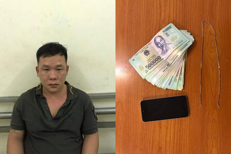 ten cuop lieu linh lao xe vao cong an hong lay lai vat chung hinh 1