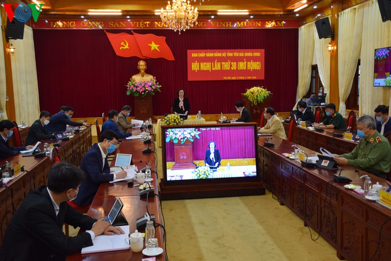 đảng bộ yên bái tổ chức hội nghị trực tuyến phòng chống dịch covid-19 hình 1 dang bo yen bai to chuc hoi nghi truc tuyen phong chong dich covid-19 hinh 1