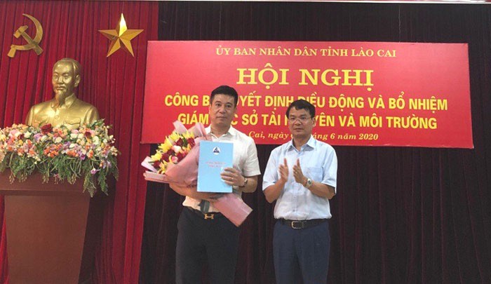 bo nhiem tan giam doc so tai nguyen va moi truong lao cai hinh 1