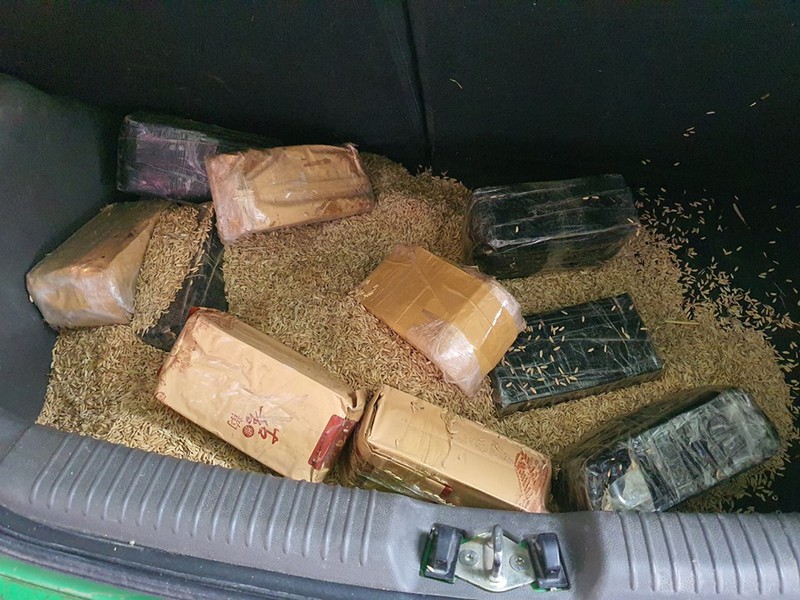 "thu thuat" don vo trau de giau gan 10kg ma tuy tai ha noi hinh 1