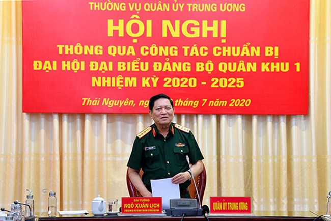 bo truong ngo xuan lich chu tri buoi lam viec cua quan uy trung uong hinh 1